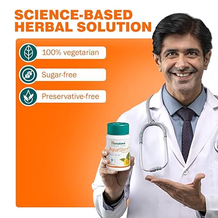 Himalaya AyurSlim Capsules Weight Management - Pack of 60 Capsules