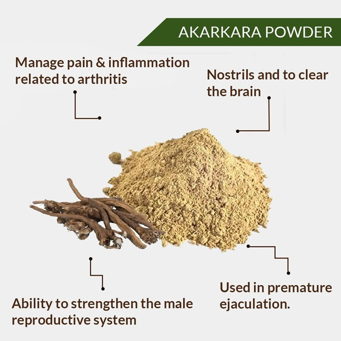 Pure Akarkara Powder (Anacyclus Pyrethrum)