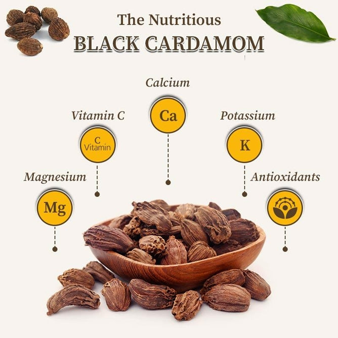 Natural Badi Elaichi (Black Cardamom & Amomum Subulatum)