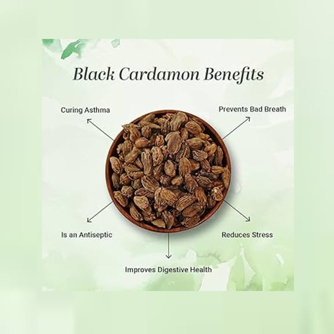Natural Badi Elaichi (Black Cardamom & Amomum Subulatum)