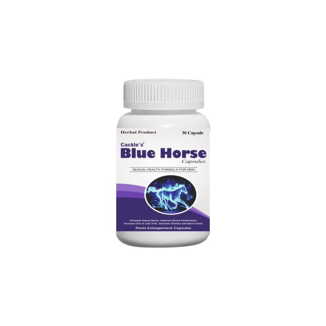 Blue Horse Herbal Capsule for Men, Pack of 30 Capsules