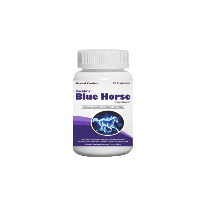 Blue Horse Herbal Capsule for Men, Pack of 60 Capsules