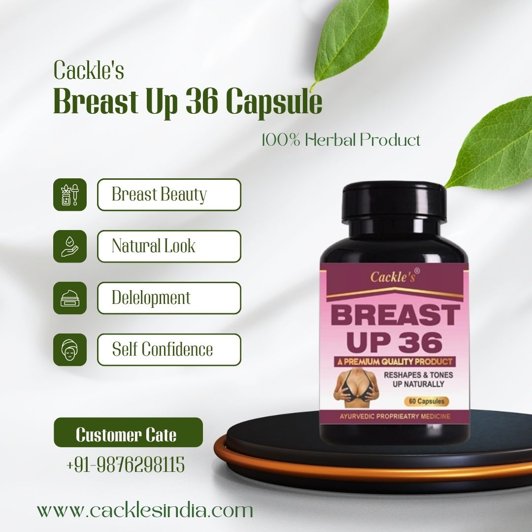 Breast Up 36 Herbal Capsule for Women, Pack of 60 Capsules