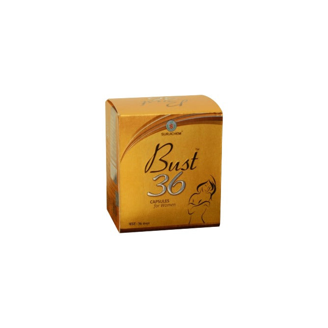 Bust 36 Breast Enlargement Herbal Capsule for Women, Pack of 60 Capsules