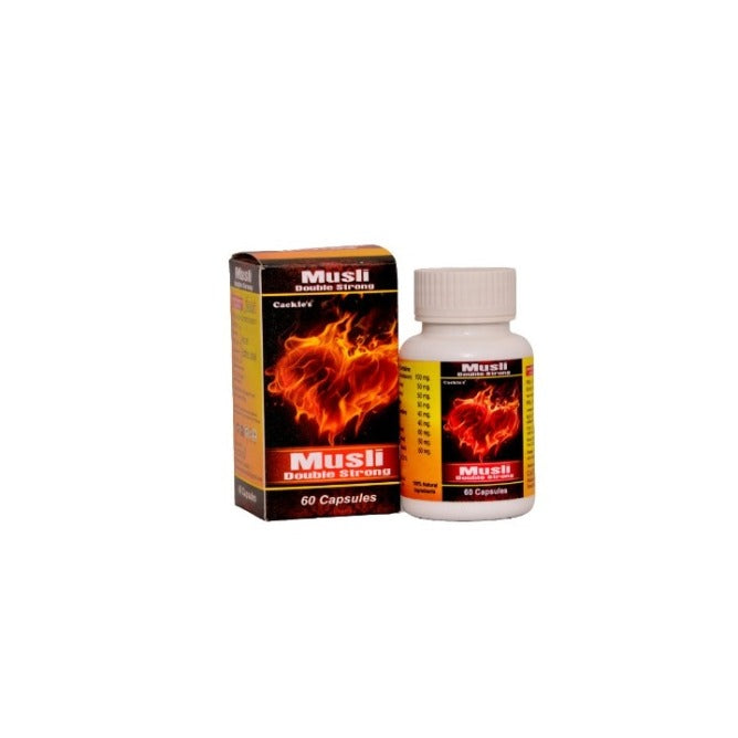 Double Strong Musli Herbal Capsule for Men and Women, Pack of 60 Capsule