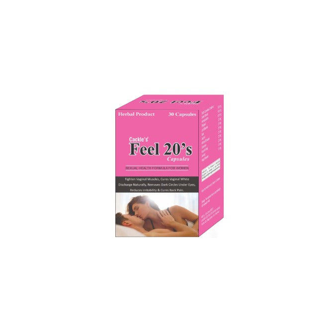 Feel 20s Herbal Capsule for Women, Pack of 30 Capsules