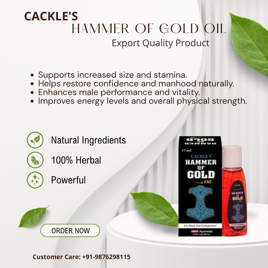 Hammer of Gold Oil for Men, Pack of 15ml