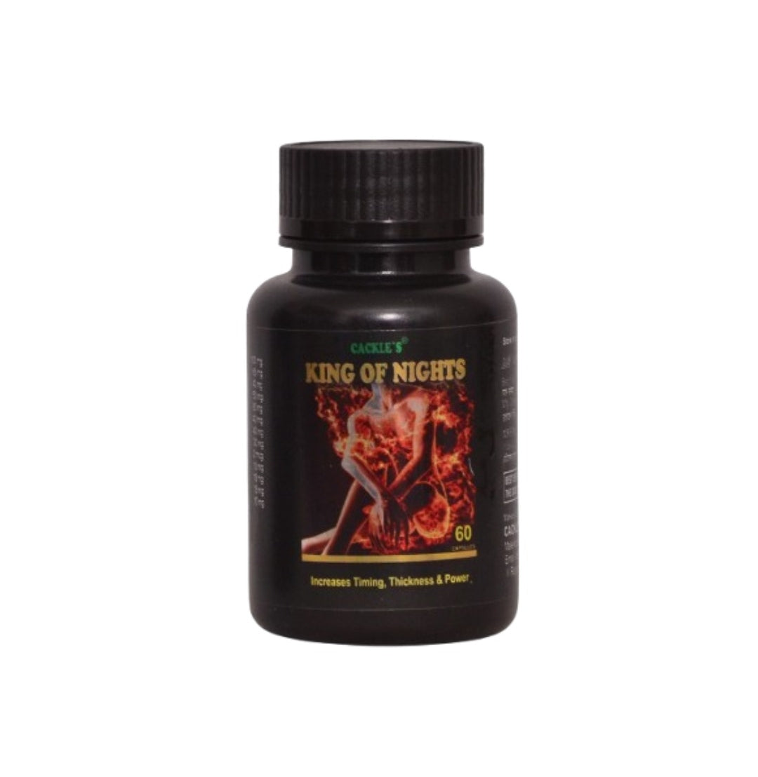 King of Nights Herbal Capsule for Men, Pack of 60 Capsules