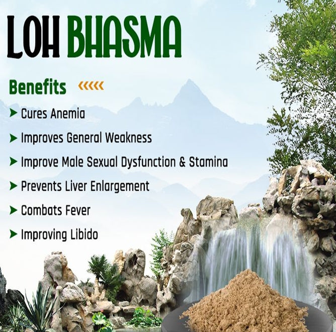 Pure Kanta Loh Bhasma / Loha Bhasama (Iron & Megnetite)