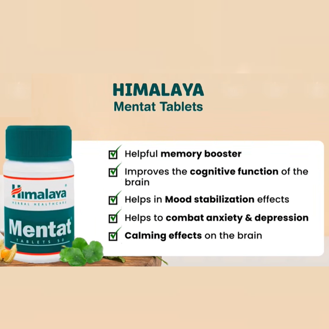 Himalaya Mentat Tablet 60 no.s