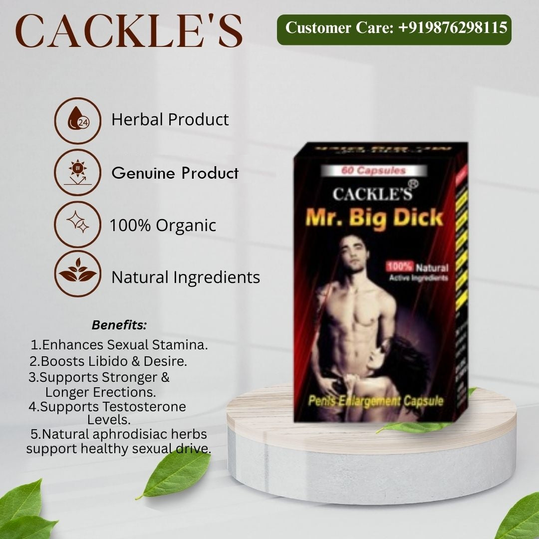 Mr Big Dick Herbal Capsule for Men, Pack of 60 Capsules