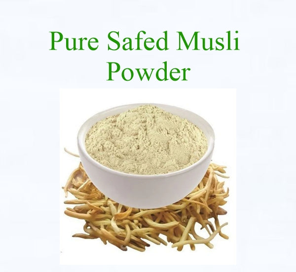 Pure Safed Musli Powder (Chlorophytum Borivilianum)