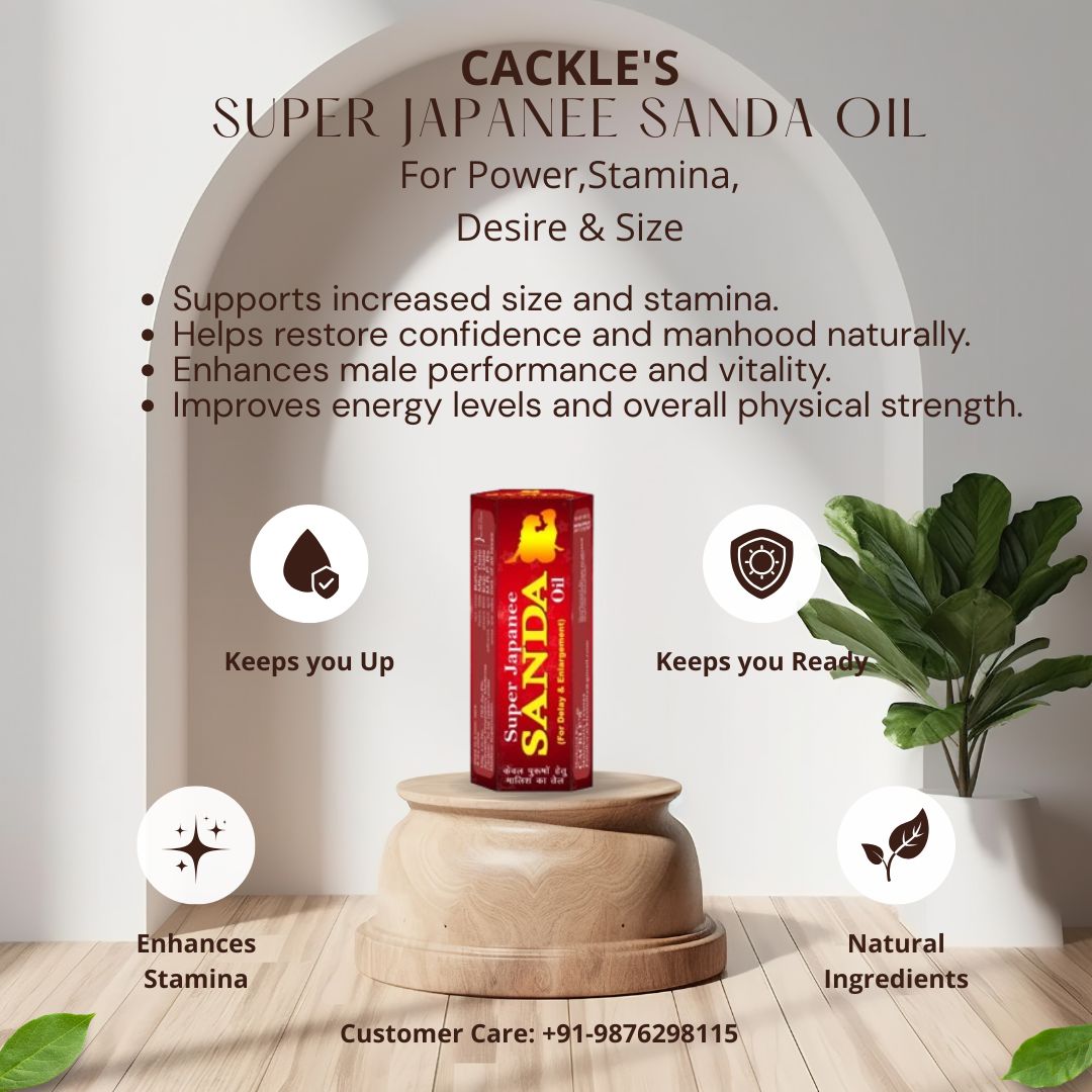 Super Japanee Sanda Oil (Delay & Enlargement) for Men, Pack of 15ml