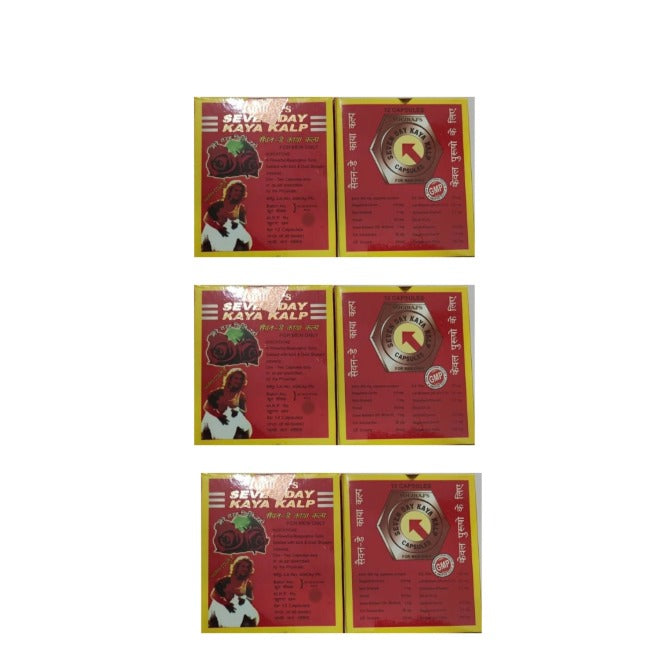 Seven Day Kaya Kalp Capsule for Men, Pack of 12 Capsule
