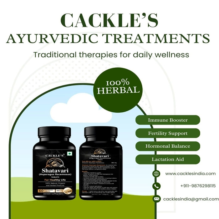 Shatavari Tablet - 800mg - Pack of 60 Tablets