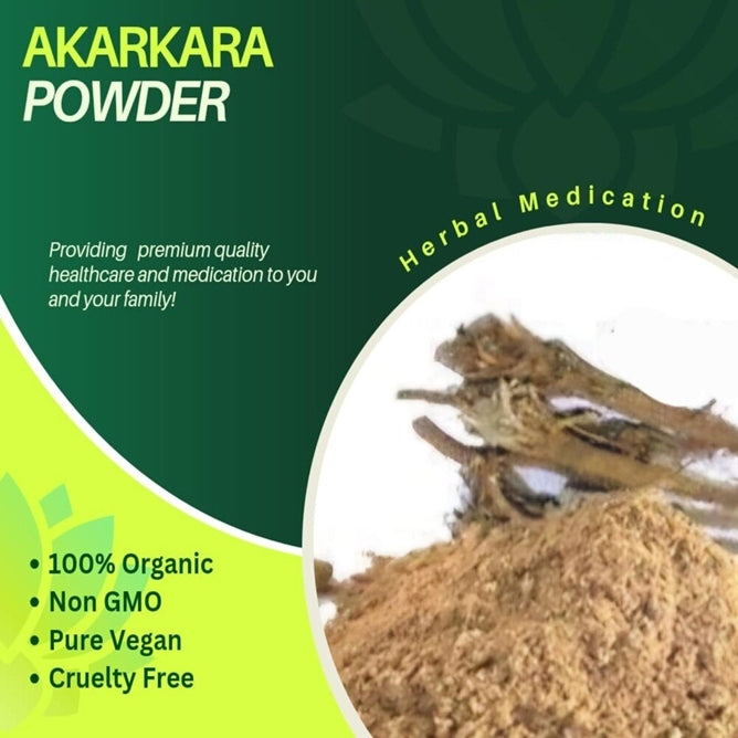Pure Akarkara Powder (Anacyclus Pyrethrum)