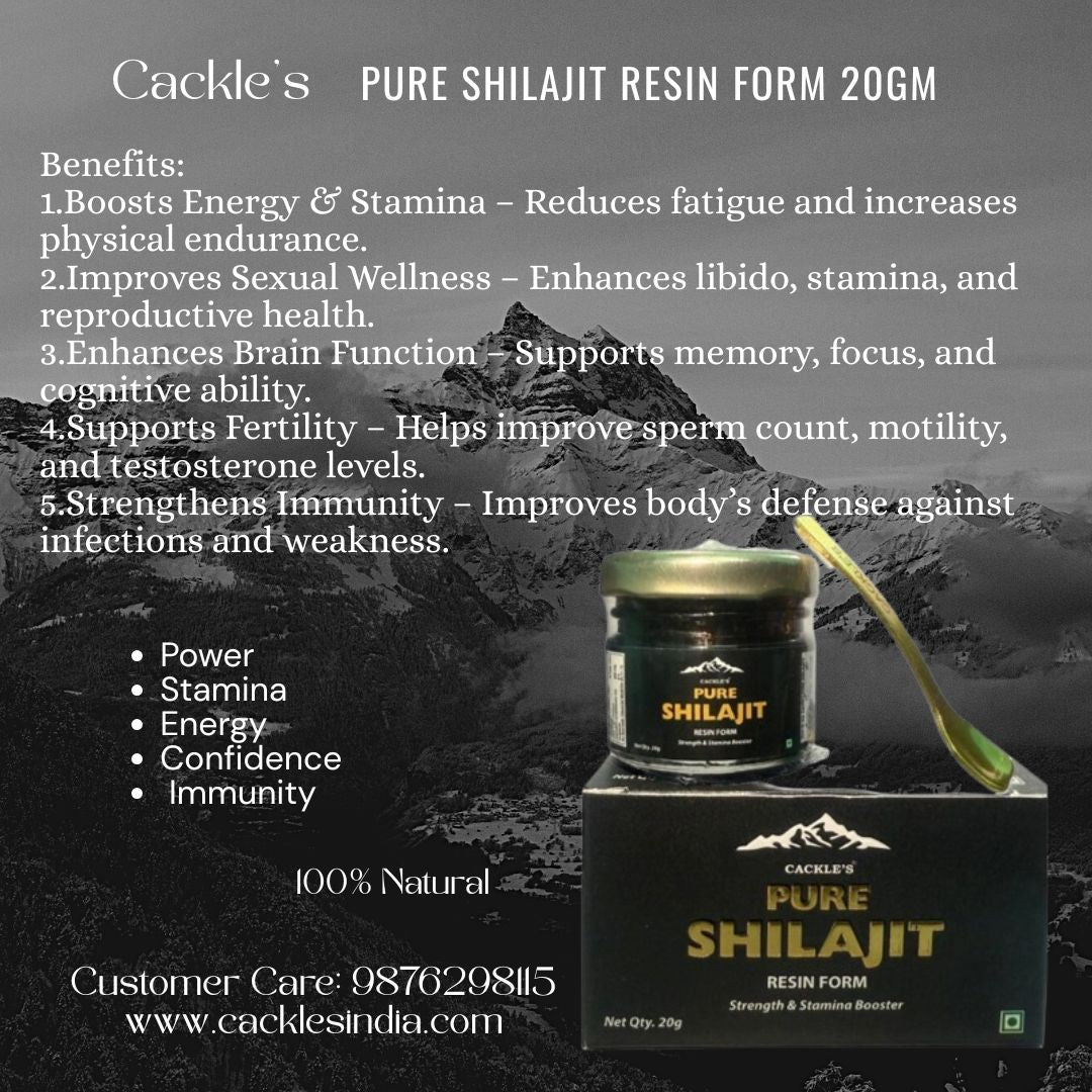 Pure Shilajit Resin - Pack of 20gm