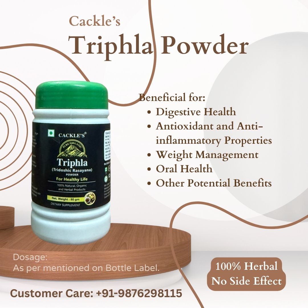 Triphla Powder - 80gm Pack