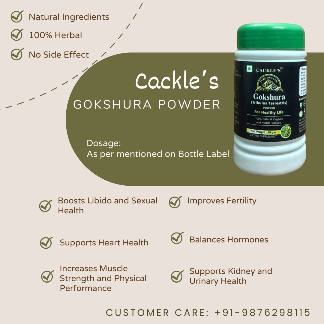 Gokshura Powder - 80gm Pack