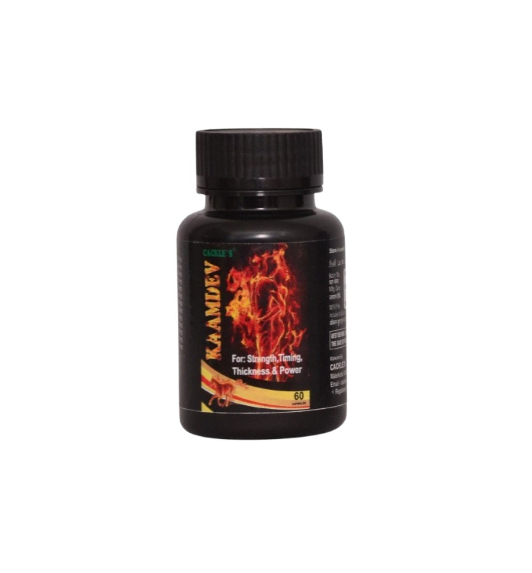 Kaamdev Herbal Capsule for Men, Pack of 60 Capsules